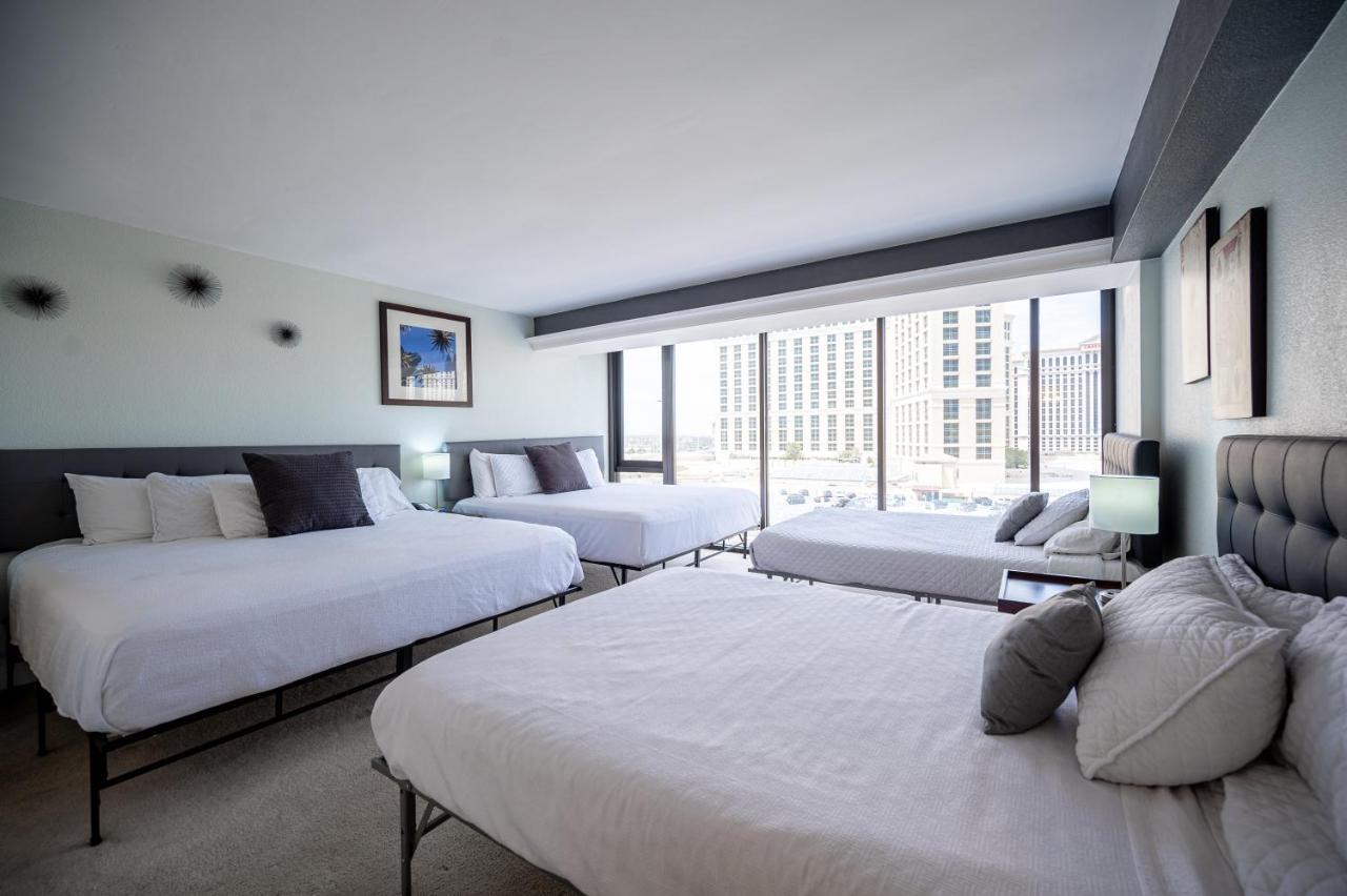 לאס וגאס Iconic Vegas Views - 6 Comfy Beds, No Resort Fees, Center Strip! מראה חיצוני תמונה